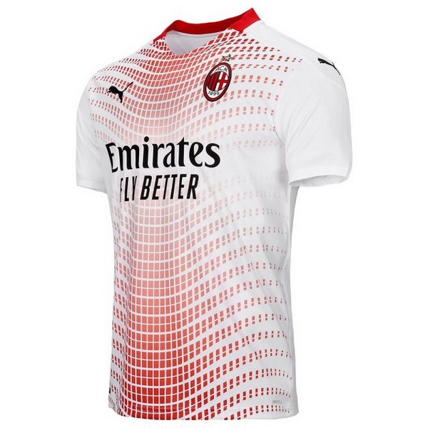 Tailandia Camiseta AC Milan 2ª 2020-2021 Blanco